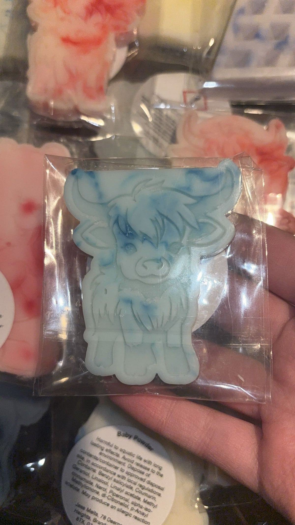 Highland Cow Wax Melt Shape